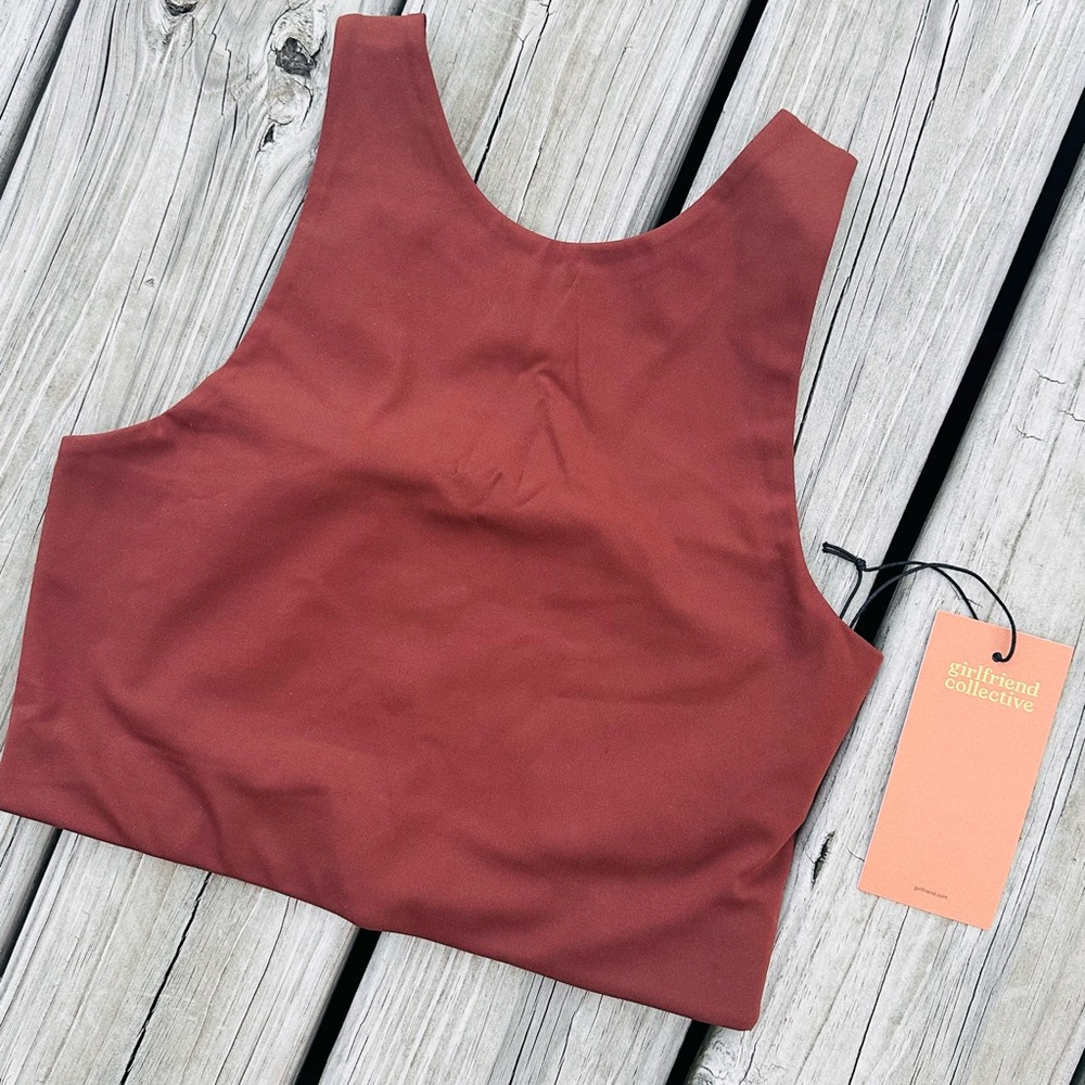 Girlfriend Collective Terracotta Tank Top